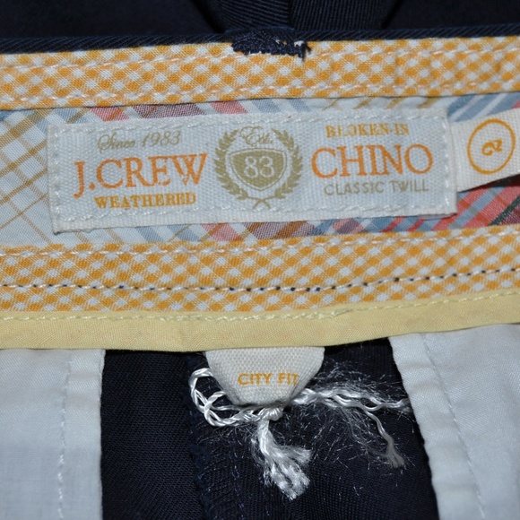 J.CREW Navy Broken-In Classic Twill Chino Short D5 - Picture 6 of 8